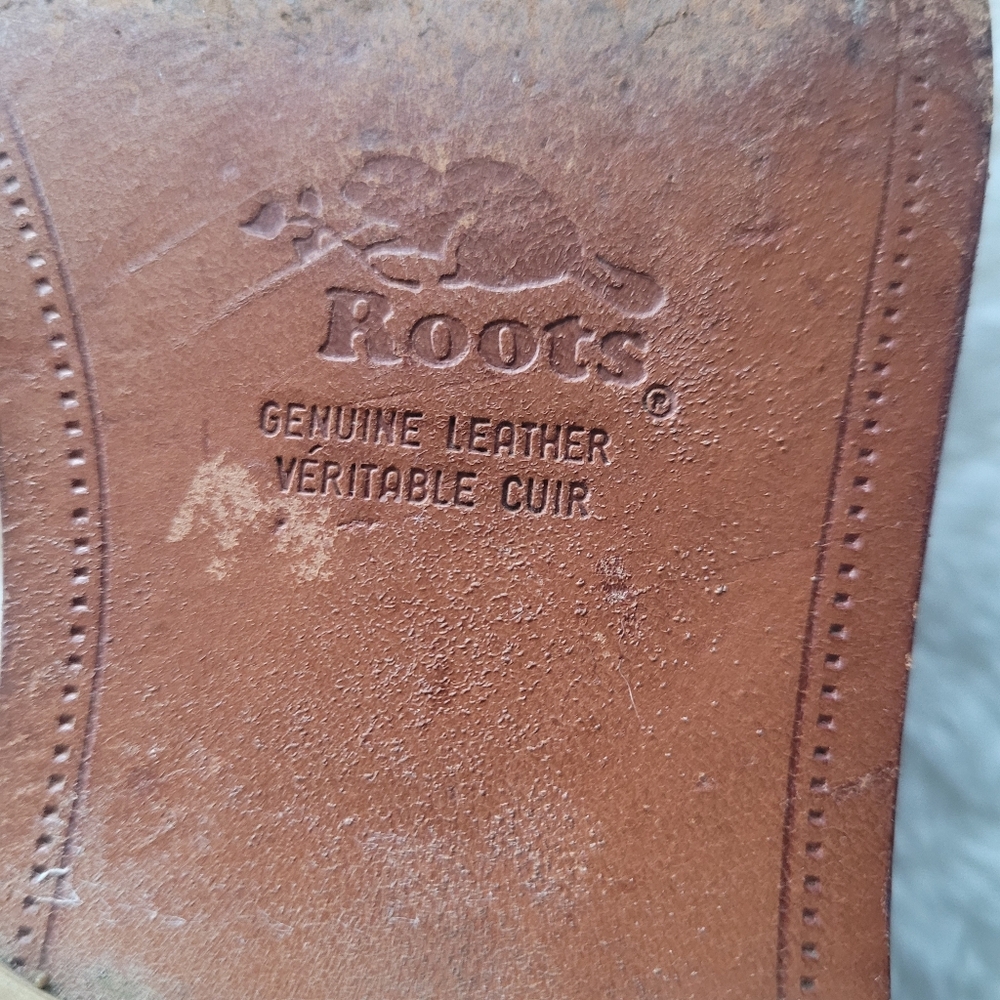 Roots Made In Canada Genuine Suede Vintage Loafers In Taupe Sz 6 - Picture 4 of 6